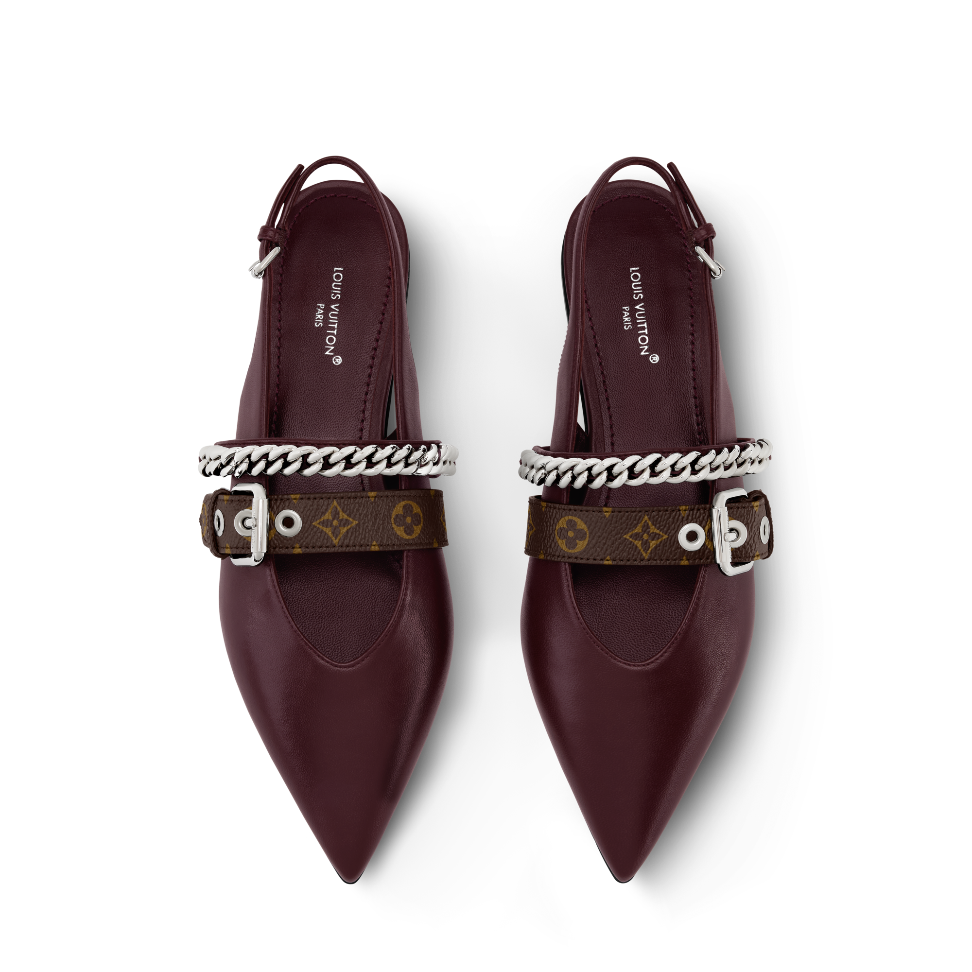 レディース*LV*Vibe スリングバック バレリーナ モノグラム LV Vibe Slingback Flat Ballerina - Women - Shoes | LOUIS